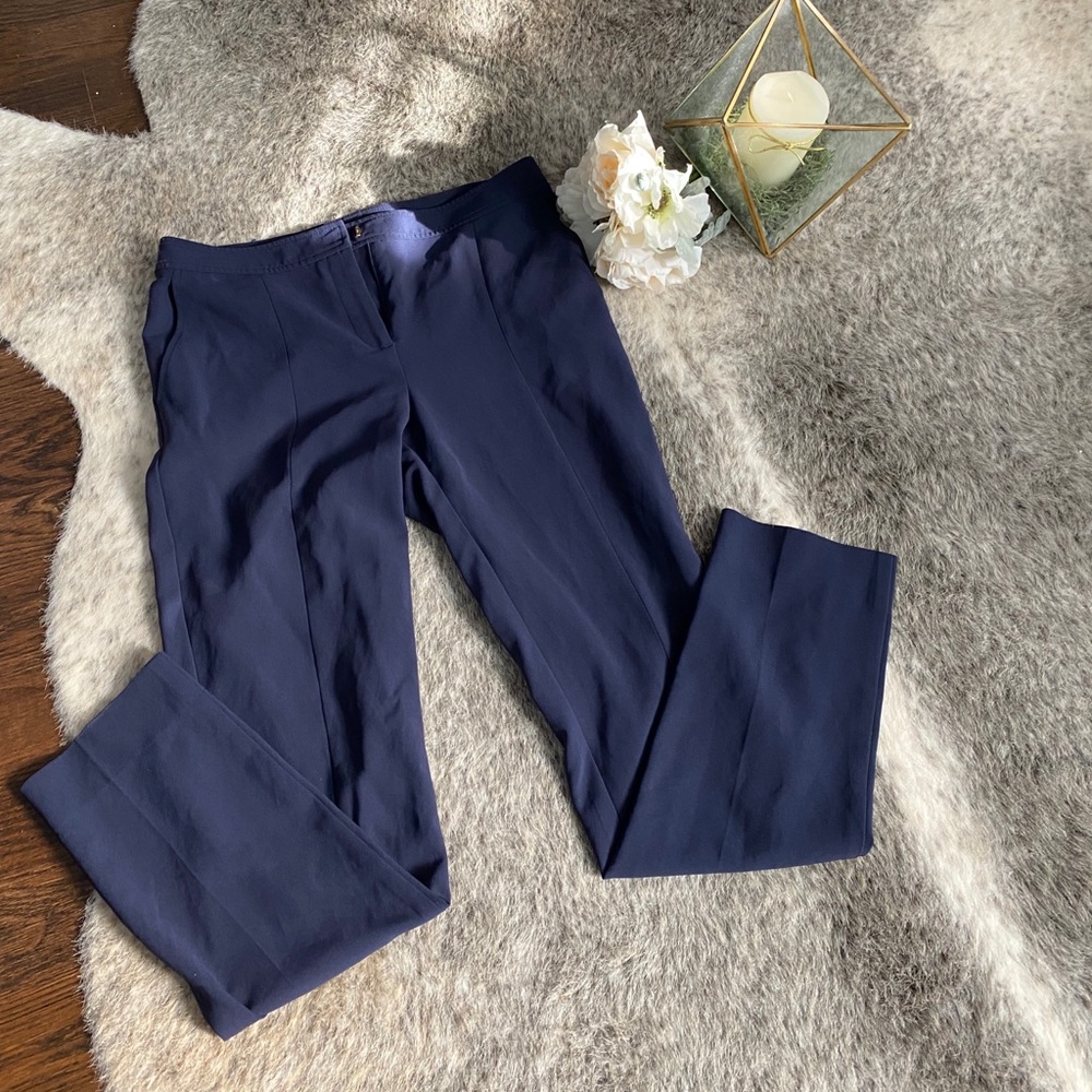 ST JOHN NAVY BLUE PANT SIZE 6